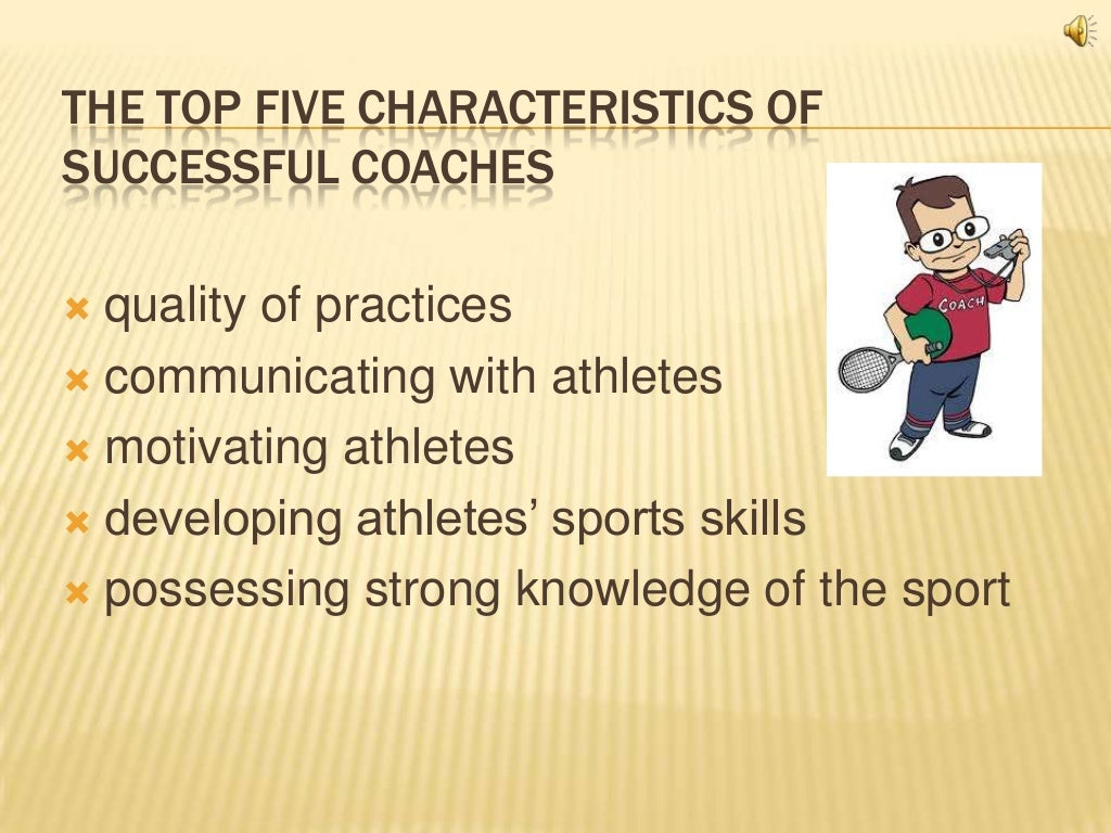 Characteristics of a Successful Sports Coach