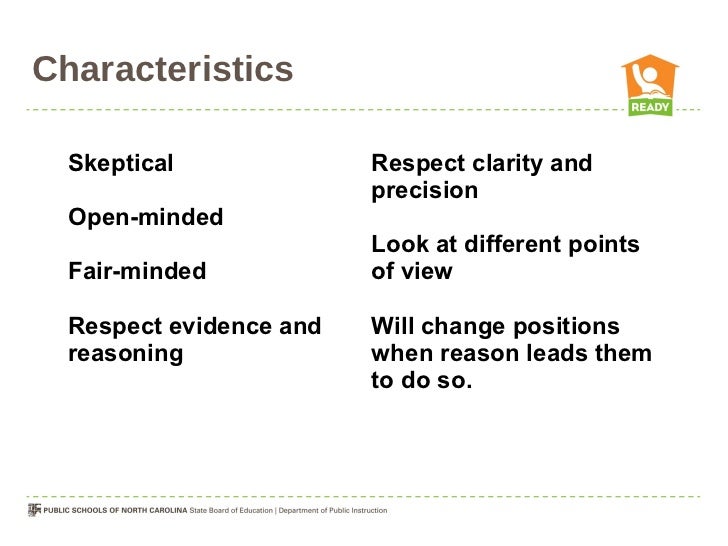 7 characteristics of critical thinking