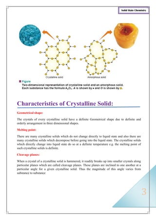 Characteristics of crystalline solid | PDF
