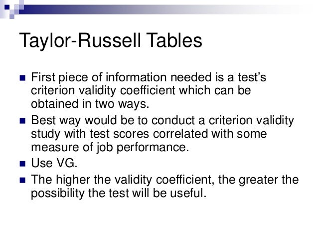hiring rate base rate validity selection ratio Selection & development review, vol 21, no 6, 2005 3 sdr (referred to as the base rate) and selection ratio to be explored for a given predictive validity and selection ratio, the difference between base rate and success rate. hiring rate base rate validity selection ratio Selection & development review, vol 21, no 6, 2005 3 sdr (referred to as the base rate) and selection ratio to be explored for a given predictive validity and selection ratio, the difference between base rate and success rate.