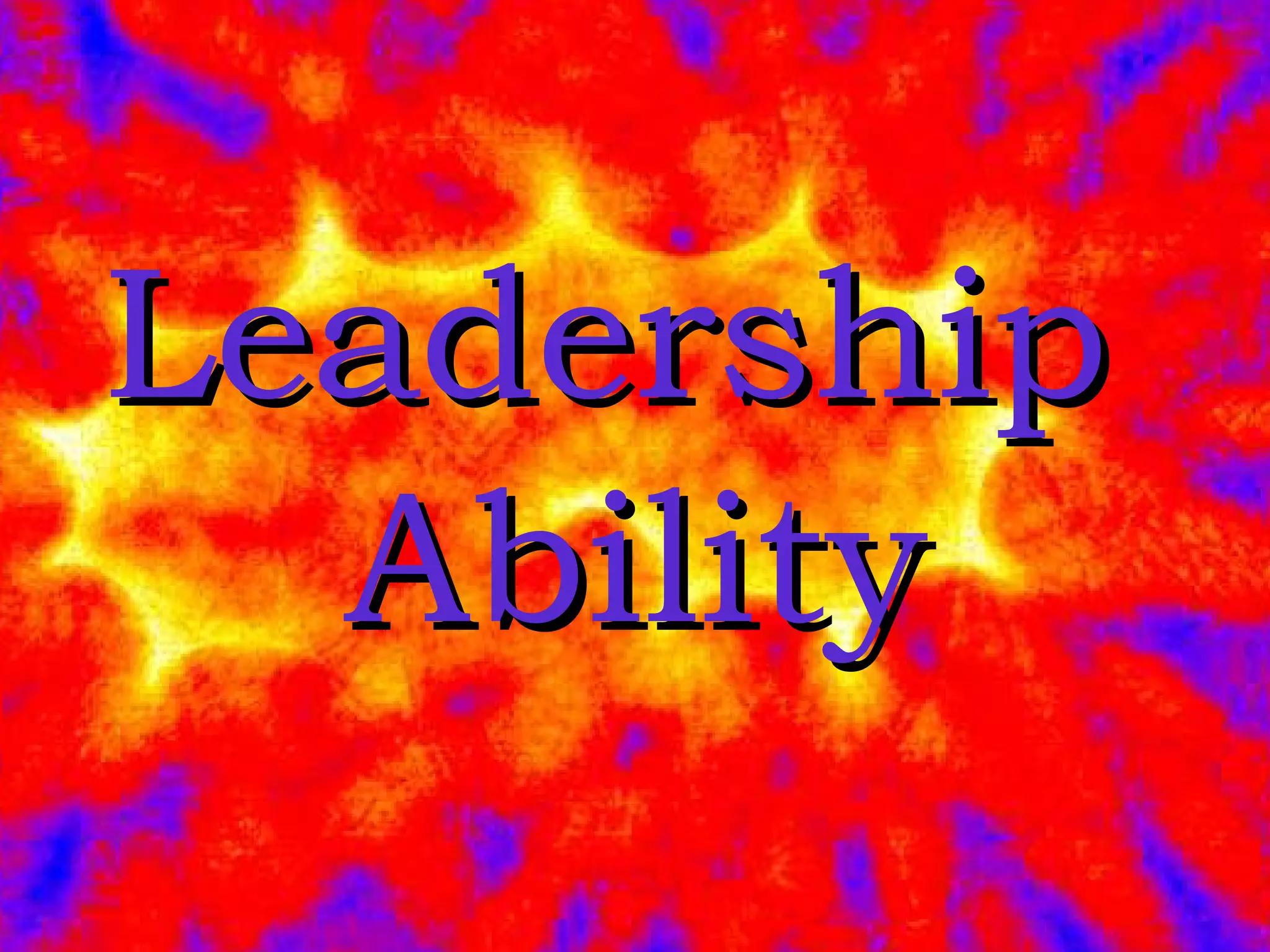 Leadership  Ability 
