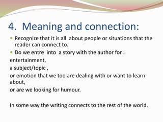 Characteristics of imaginative writing picture