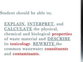 Characteristics of industrial waste | PPT