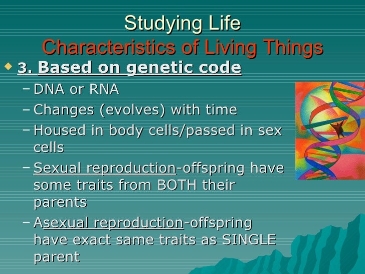 Characteristics of life