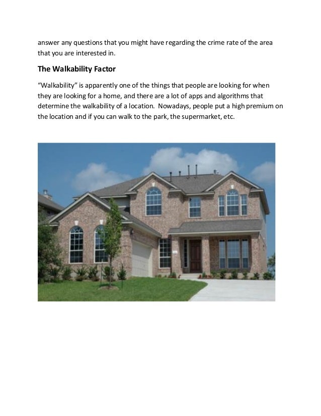 Characteristics of Real Estate