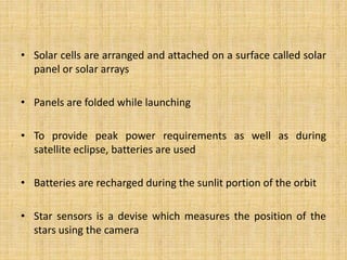Characteristics of remote sensing satellites | PPTX