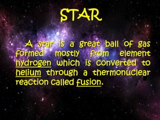 Characteristics of Stars