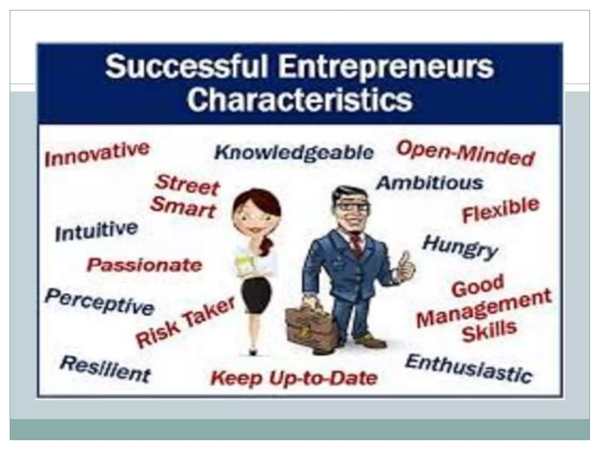 What Are Some Characteristics Of A Successful Entrepreneur Characteristics of successful entrepreneurs- Ronnie Peoples | PPT
