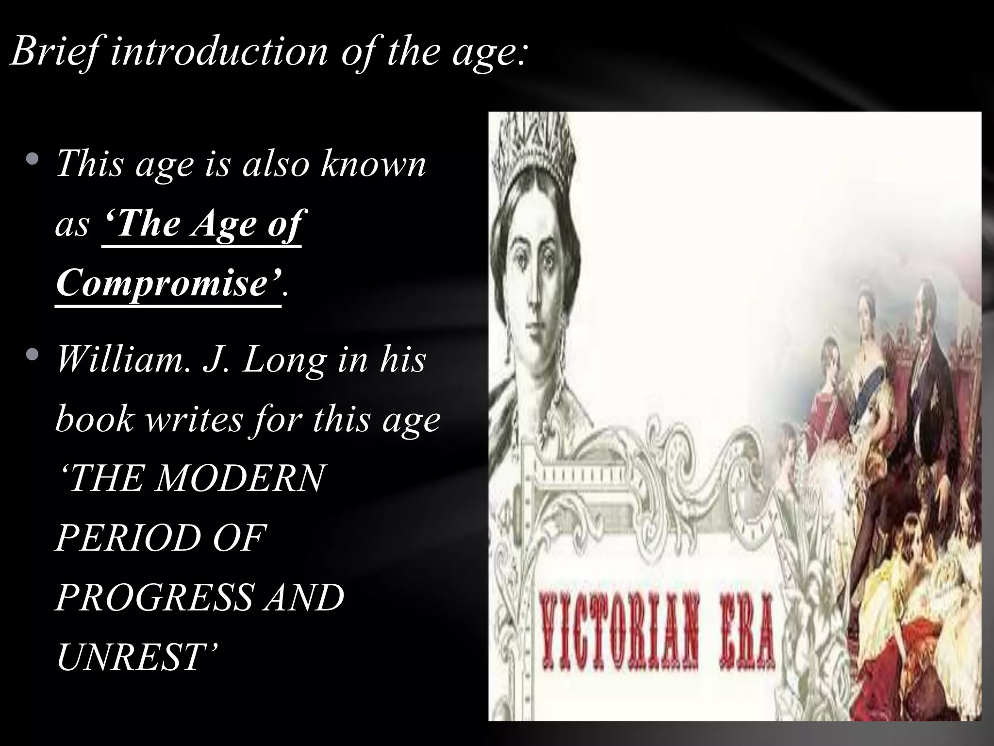 Characteristics of the Victorian age PPT
