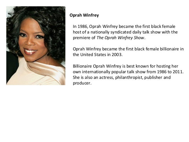 oprah winfrey personality traits characteristics of tv oprah winfrey personality traits characteristics of tv