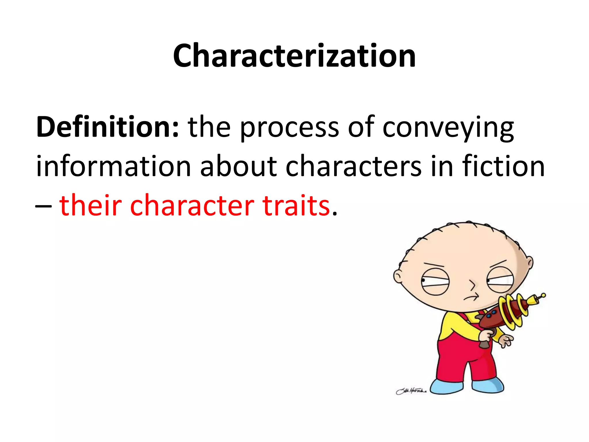 What can readers learn through characterization?