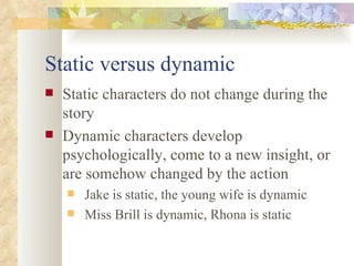 Static Vs. Dynamic Rhytides Characterization | PPT