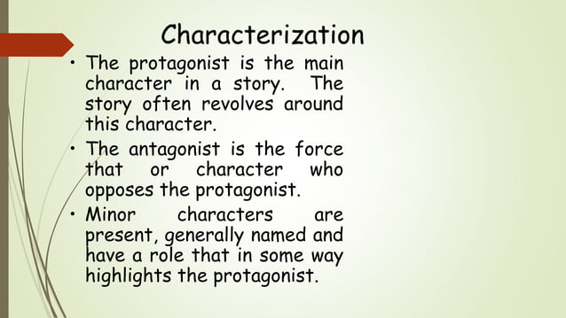 Characterization | PPTX | Fiction | Books and Literature