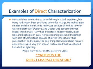 Characterization Presentation