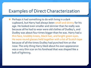 Characterization Presentation