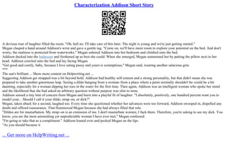 Characterization Addison Short Story | PPT
