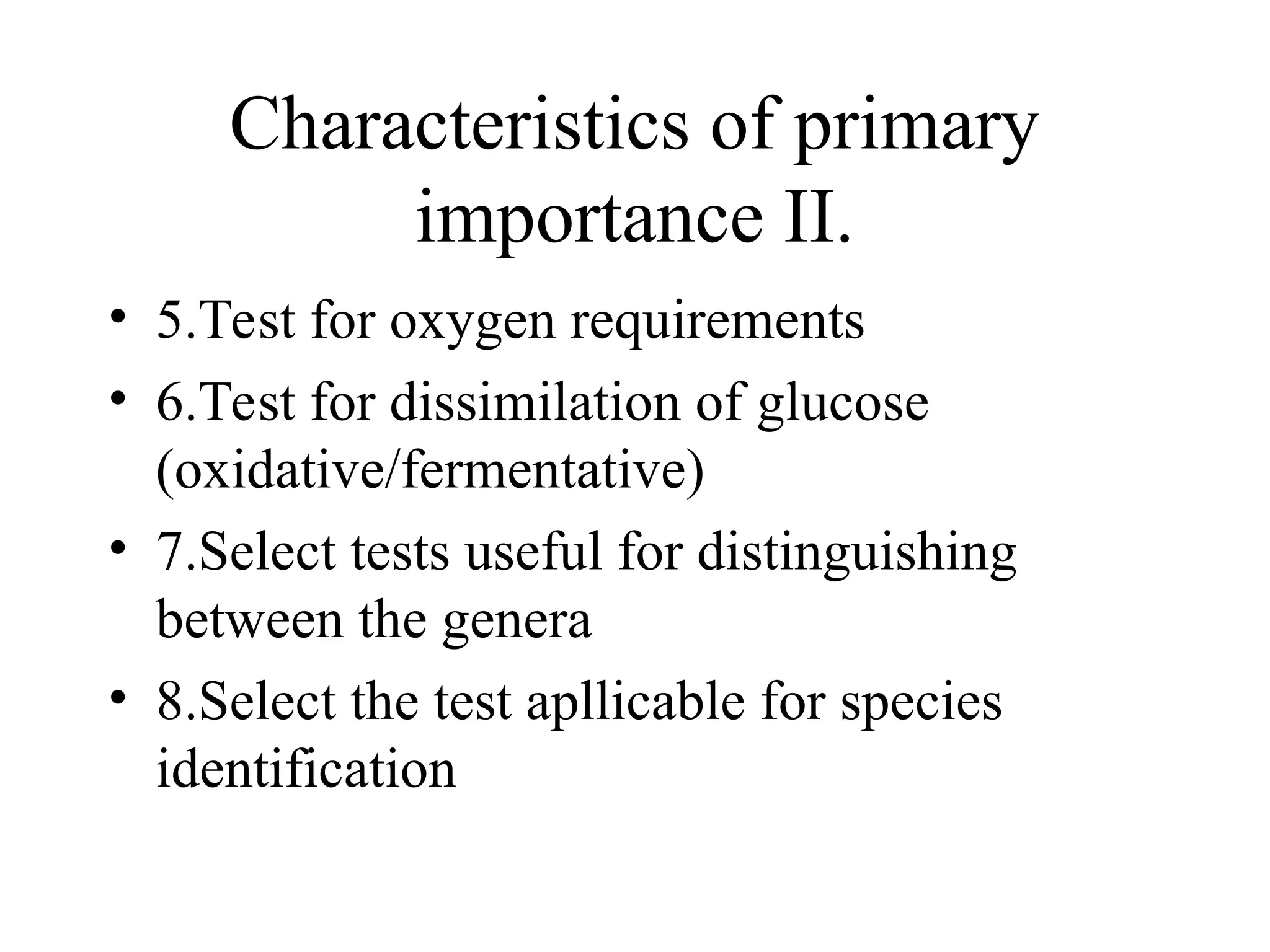 Identification Of Bacteria Ppt