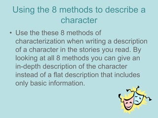 Characterization in literature | PPTX