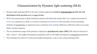 Characterization Using Dls Characterization of NPs(Optical, Microscopy, XRD, DLS,NTA).pdf