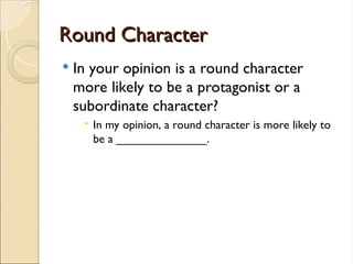 Round Characterization CharacterizationooooooooooooooooooPPT.ppt