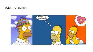 What he thinks...
 