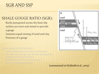 Characterizing Mechanisms Of Clay Gouge Formation | PPTX