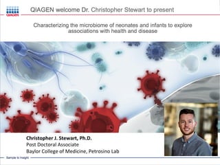 Christopher	J.	Stewart,	Ph.D.		
Post	Doctoral	Associate	
Baylor	College	of	Medicine,	Petrosino	Lab	
 