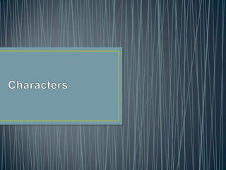 Characters | PPTX