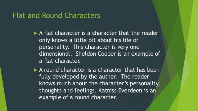 what is a flat character example