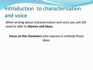 Characters | PPTX
