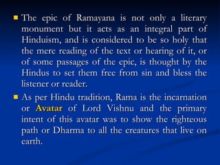 Characters ramayana | PPT