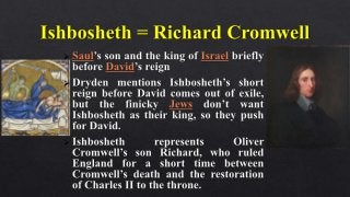 Character Study: Absalom and Achitophel: John Dryden