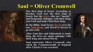 Character Study: Absalom and Achitophel: John Dryden