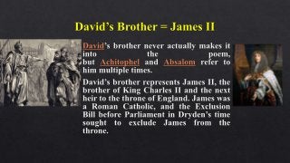 Character Study: Absalom and Achitophel: John Dryden