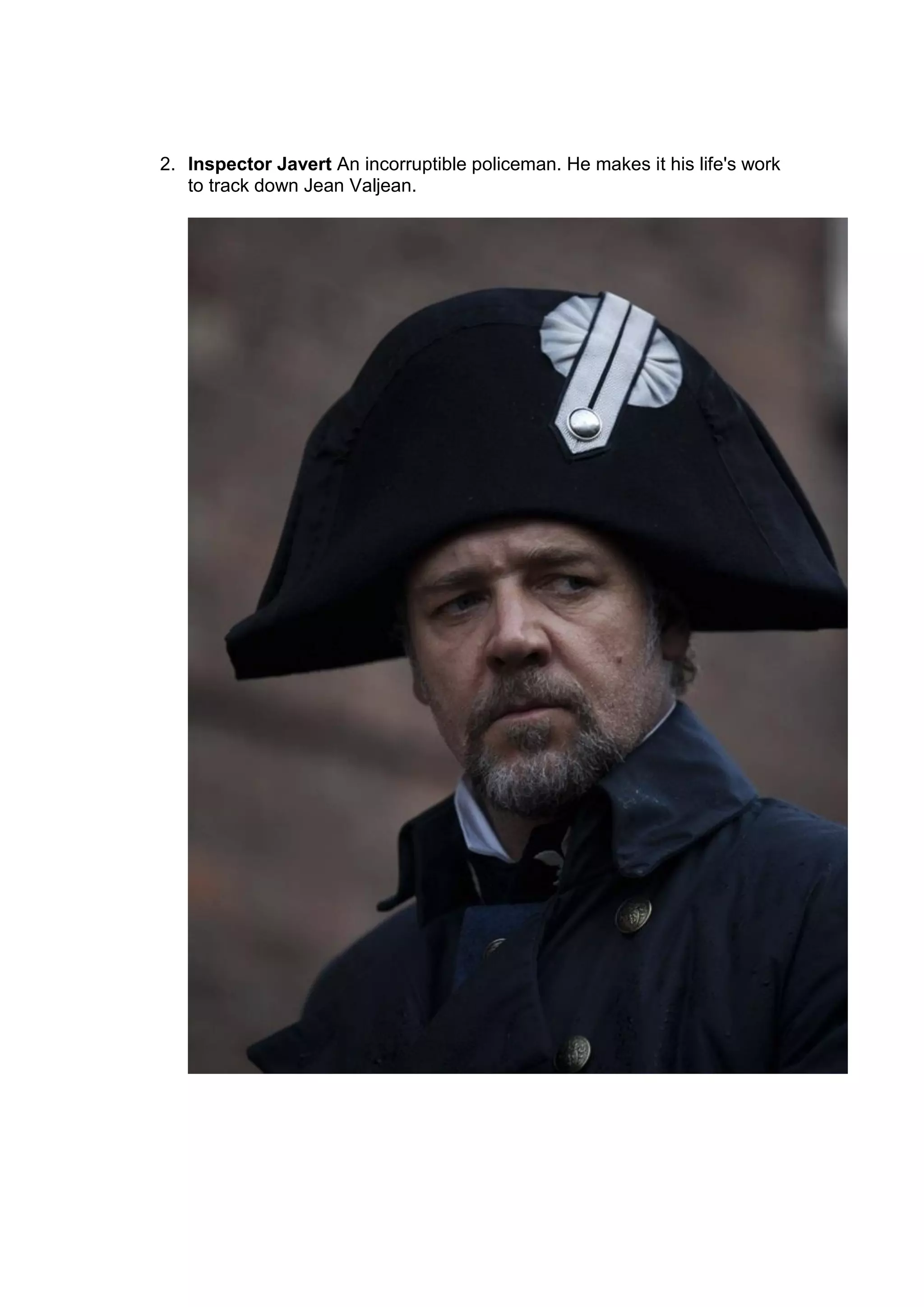 😝 Javert character analysis. Gentle Giant. 20221014