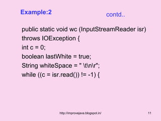 Character stream classes .52 | Programming Languages | Computing