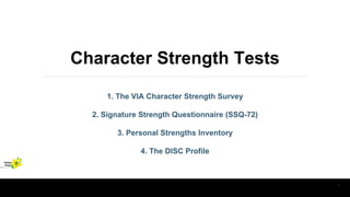 Character strengths and virtues | PPTX