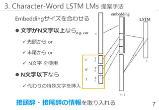 Character word lstm language models