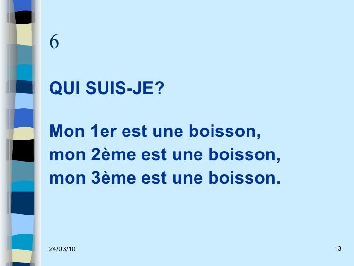 Avoir Images Charades Et Devinettes actualisé par