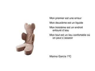 Mon deuxième c´est une préposition