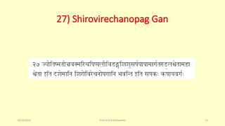 27) Shirovirechanopag Gan
10/26/2016 Prof.Dr.R.R.Deshpande 13
 