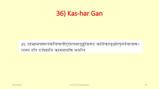 36) Kas-har Gan
10/26/2016 Prof.Dr.R.R.Deshpande 50
 