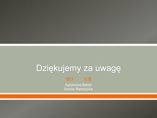  
Agnieszka Bieleń
Dorota 鲹ż⳦첹
 