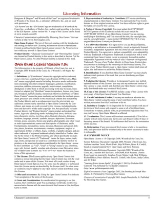 Character Customization | PDF