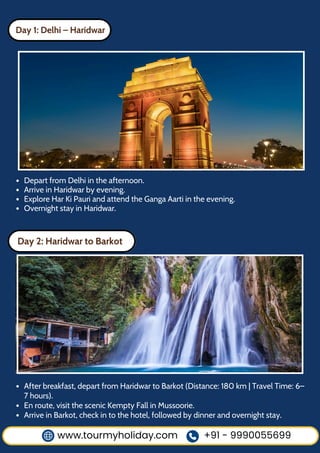 Chardham Tour Package from Delhi | Tourmyholiday | PDF
