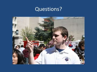 Questions?
 