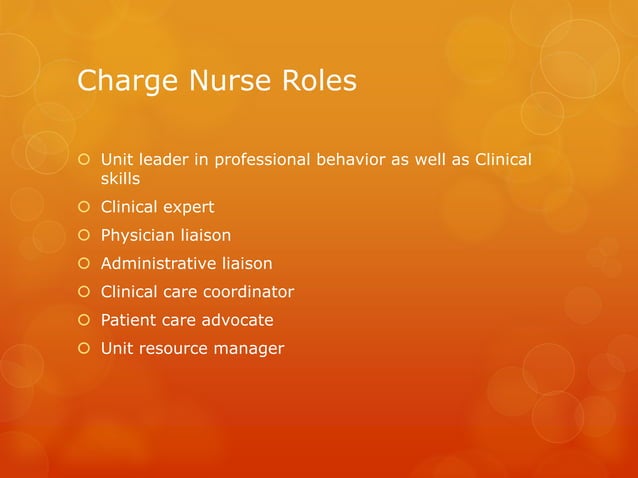 Charge nurses presentation- How to be a great leader | PPTX | Executive ...