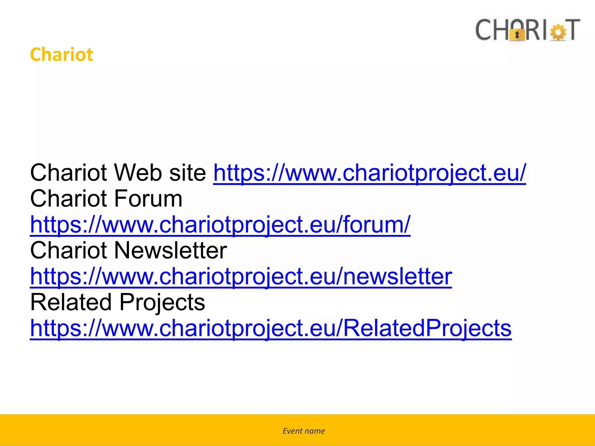 Chariot generic presentation owaspwia_Infosecgirls | PPTX
