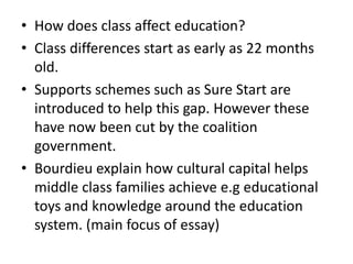 Charis cultural capital and education | PPTX