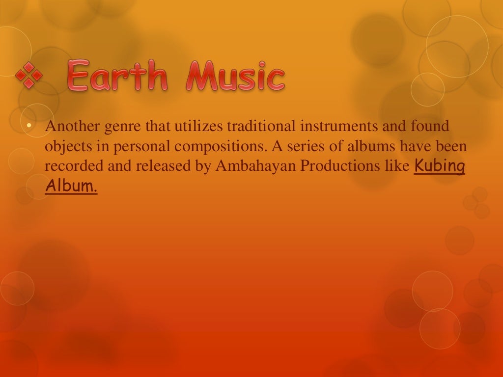 Forms and Styles of Philippine Music